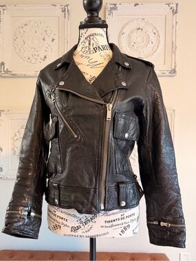 GOLDEN GOOSE Golden Leather Jacket